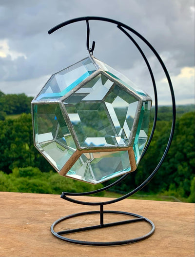 Dodecahedron Glass Sculpture