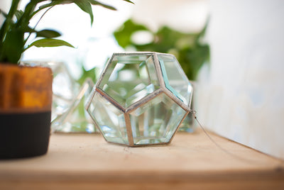 Dodecahedron Glass Sculpture