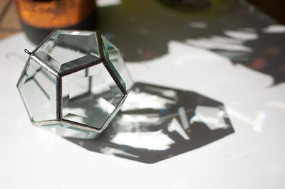 Dodecahedron Glass Sculpture