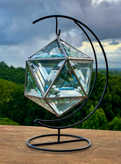 Platonic Solids - Gift Set of 5 glass sculptures