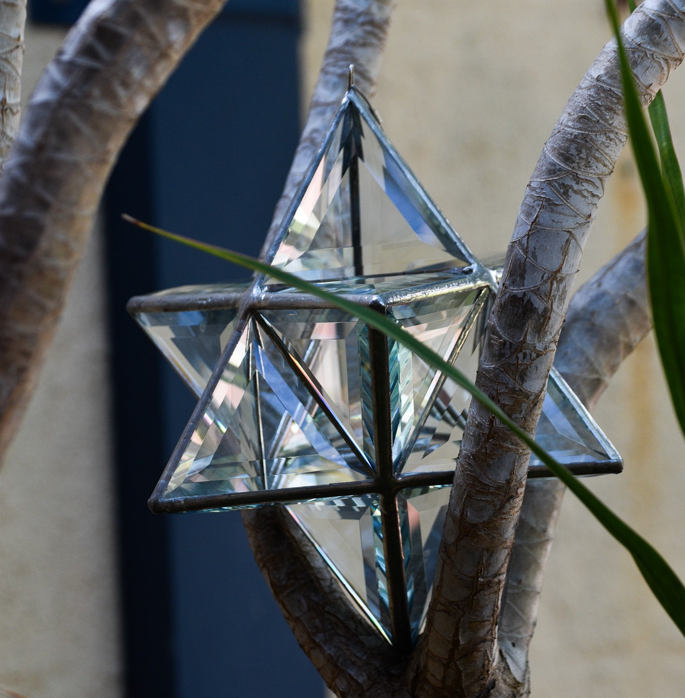 Ariel | Merkaba Glass Sculpture - Free Shipping