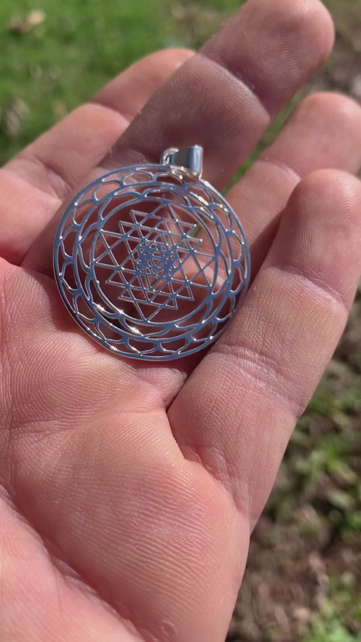 Sri Yantra - Pendant Necklace