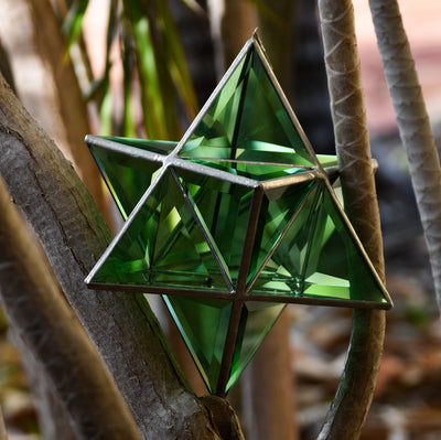 Ariel | Merkaba Glass Sculpture - Free Shipping