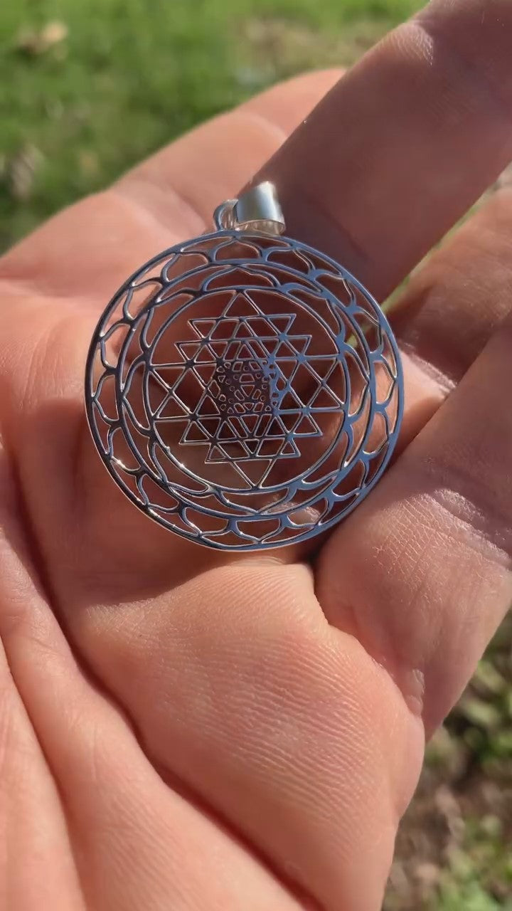 Sri Yantra - Pendant Necklace