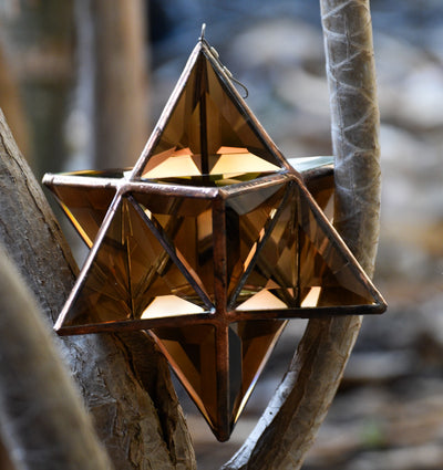 Ariel | Merkaba Glass Sculpture - Free Shipping